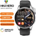 HK4Hero Amoled Smartwatch Black Color